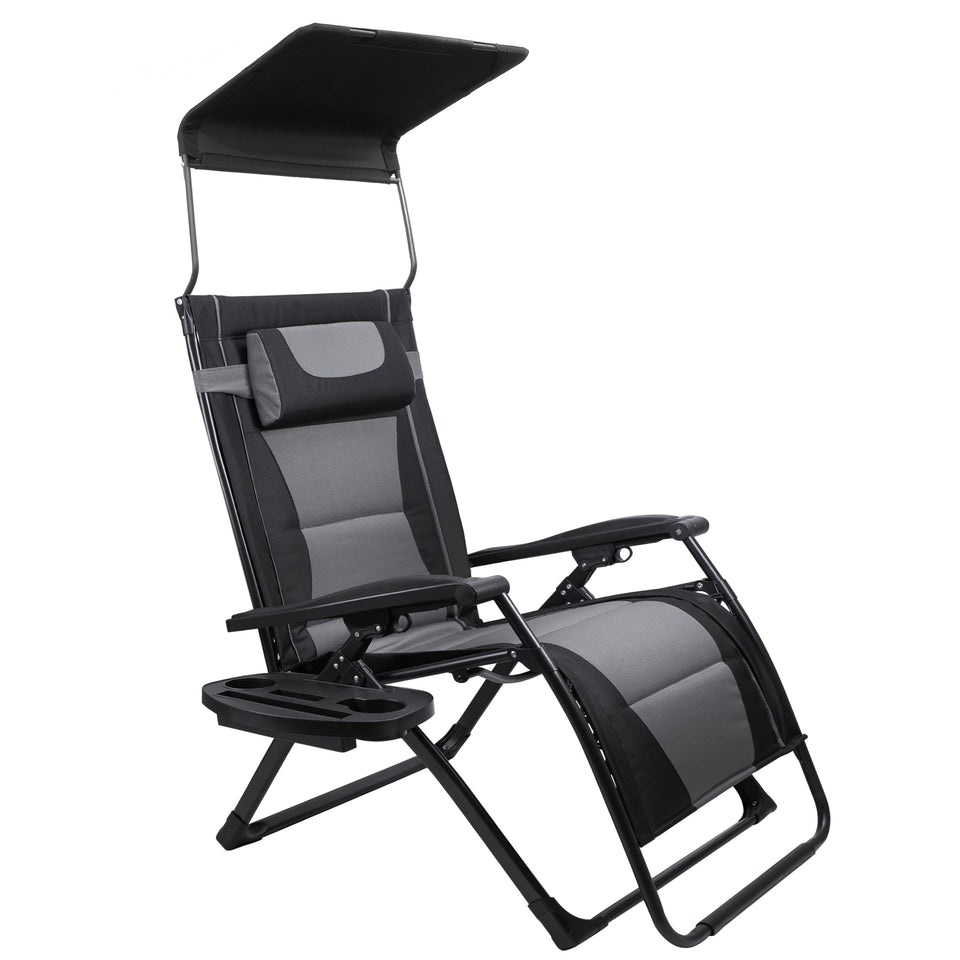 Oversize Recliner Folding Chair for Camping Patio Outdoors Zero