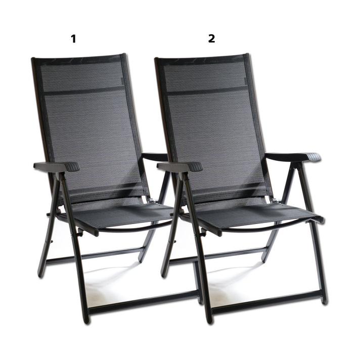Heavy Duty Durable Adjustable Reclining Folding Chair Outdoor